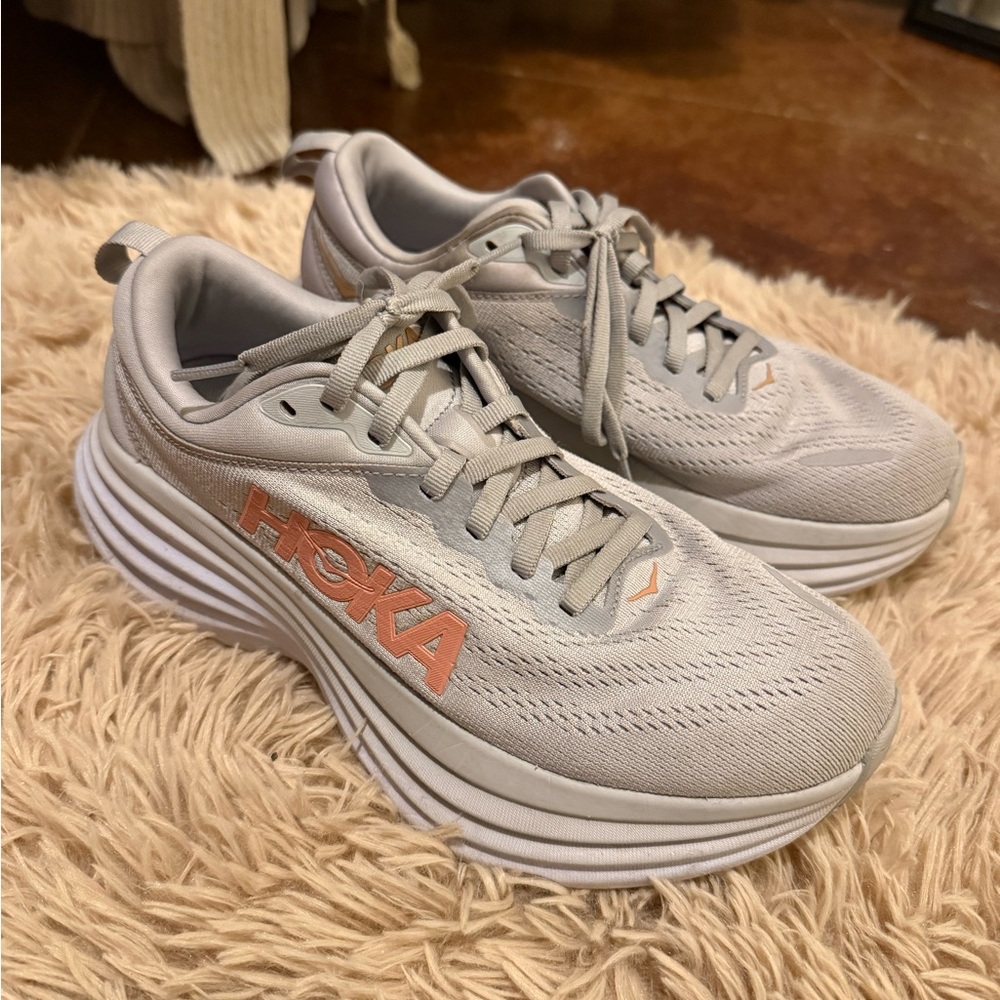 Hoka Women's Gray Athletic Shoes
